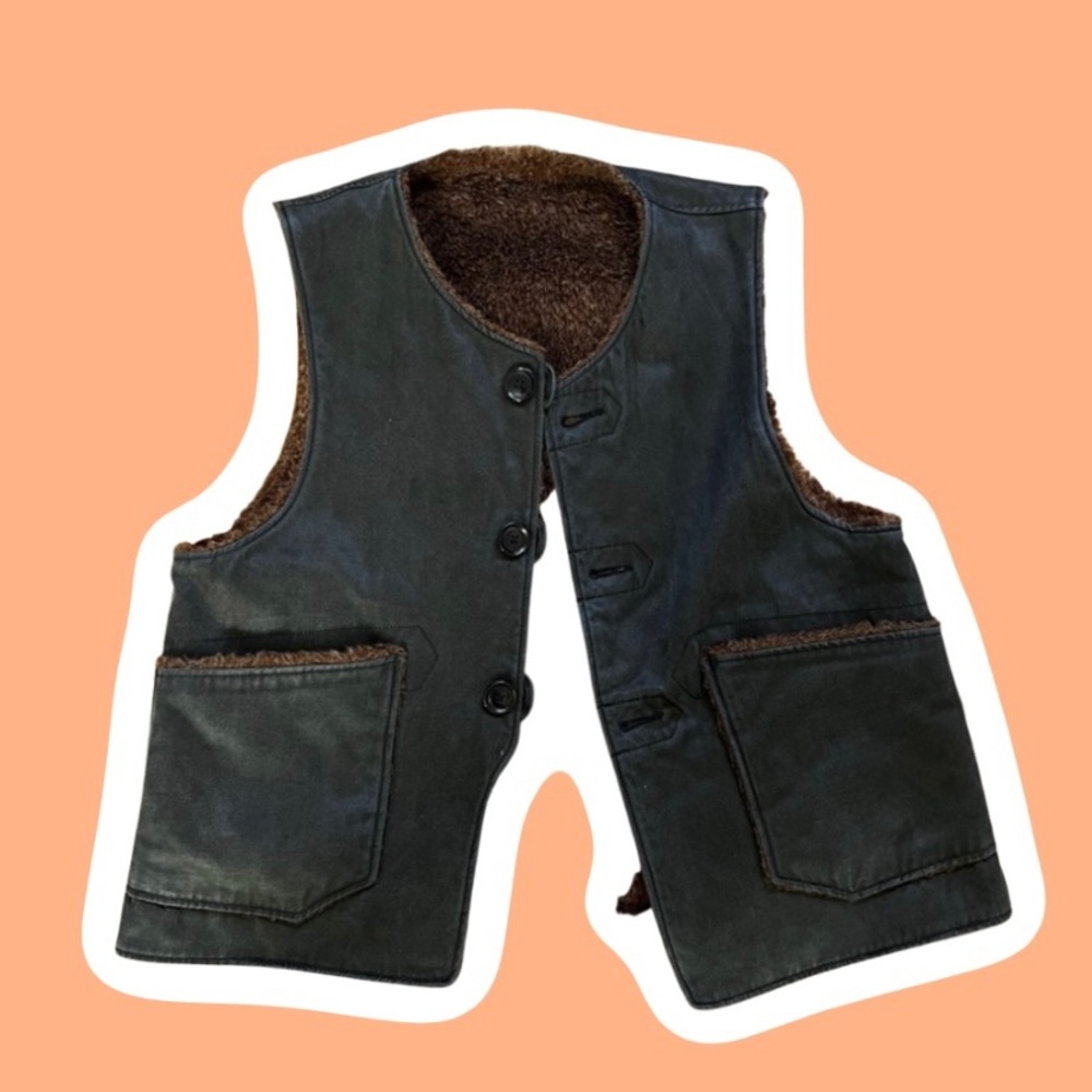engineered garments reversible vest
